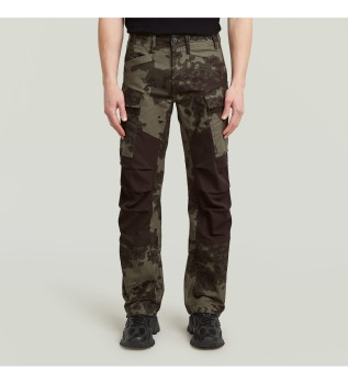 3D Regular Straight Cargo Trousers vert