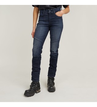 Niebieskie jeansy Ace 2.0 Biker Slim Straight Jeans