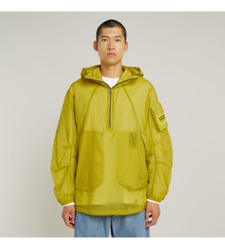 Anorak pliable ultralger jaune