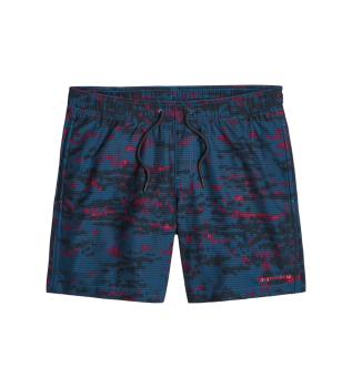 Dirik Graphic shorts swimming costume navy
