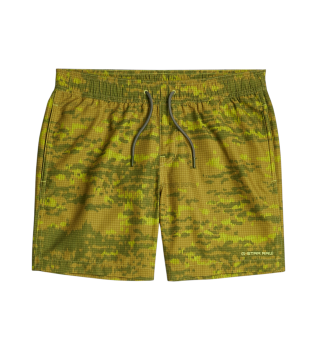 Dirik Graphic shorts swimming costume green