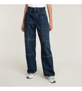 Jeans Barrel Utility High Loose blue