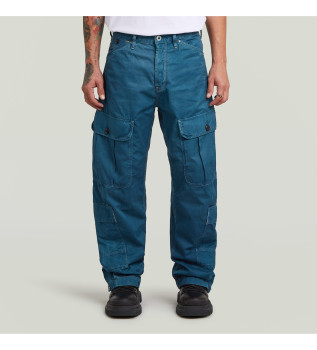 Bend 3D Cargo Loose Pants navy