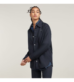 Surchemise boyfriend
 marine