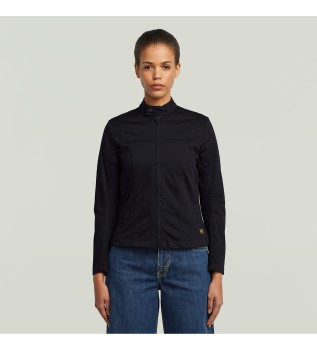 Casaco de ciclista preto