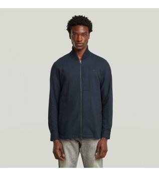 Veste bombardier Col Zip navy
