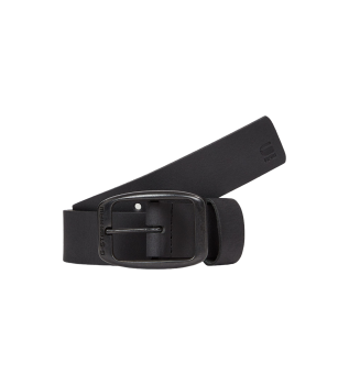 Ceinture en cuir Bryn noir
