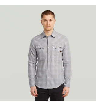 Dakota Slim Shirt grijs