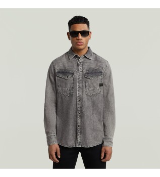 Camisa Dakota Slim gris