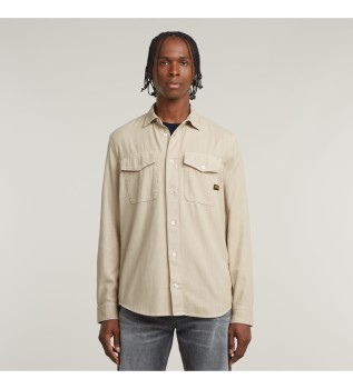 Marine Slim Shirt beige