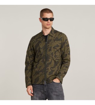 Slant Pocket Regular Overhemd groen