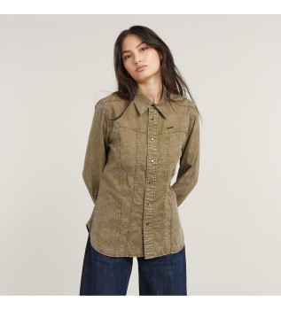 Zielona koszula slim