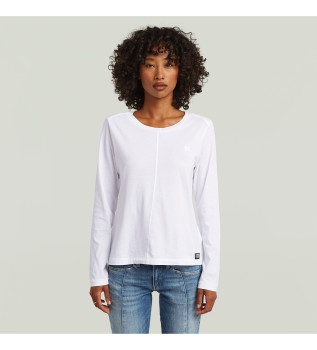 T-shirt  couture avant blanc