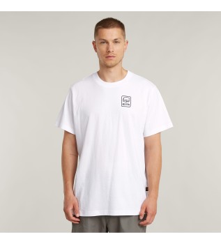 T-shirt Back Graphic blanc