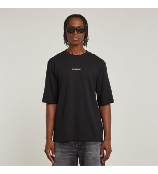 Checquard Tweeter majica črna