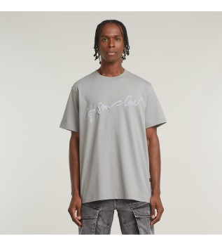 G-Script T-shirt grau
