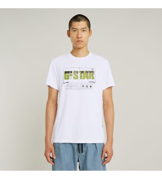 Grafična majica Flyer bela