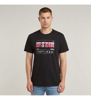 Grafična majica Flyer črna