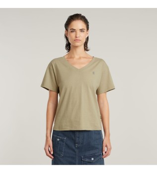 Open V Relaxed t-shirt taupe