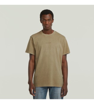 Overdyed Center Chest t-shirt taupe