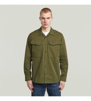 Cargo Pocket Regular Shirt green