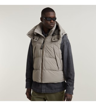 G- Whistler Padded Hooded Vest 2.0 grau