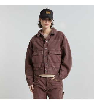 Veste Drifter Sherpa marron