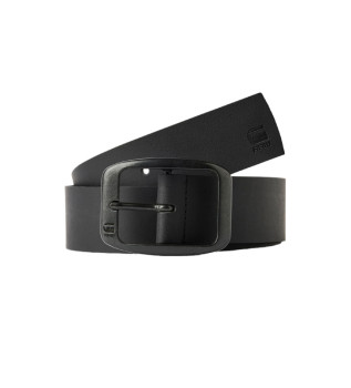 Ladd ceinture en cuir noir