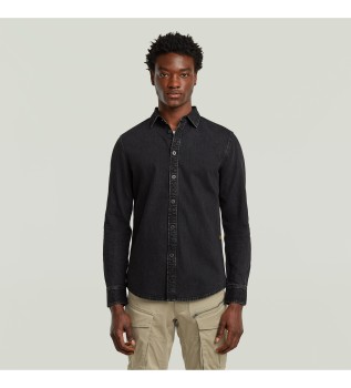Clean Slim Shirt svart
