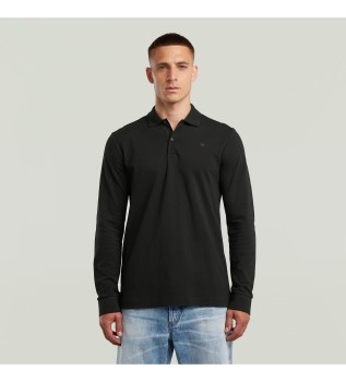 Polo nera Dunda Slim