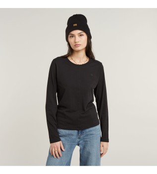 Front Seam T-shirt black