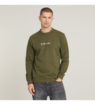 Bluza z logo G-Script
 zielony