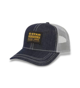 Denim Embro Baseball Grid Cap bleu