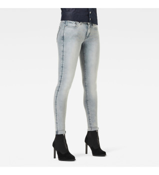 Jeans 3301 Mid Skinny cinzento