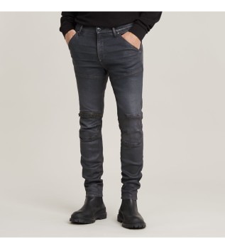 Jeans 5620 3D Zip Knee Skinny schwarz