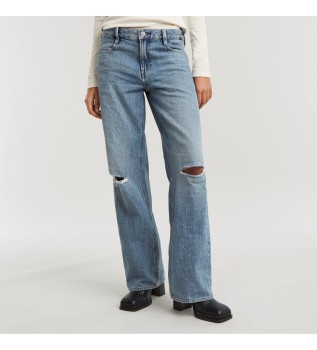 Jeans Judee Lage Taille Blauw