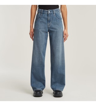 Jeans Rater Hoog Los Blauw