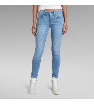 Jeans Lynn Mid Skinny azul
