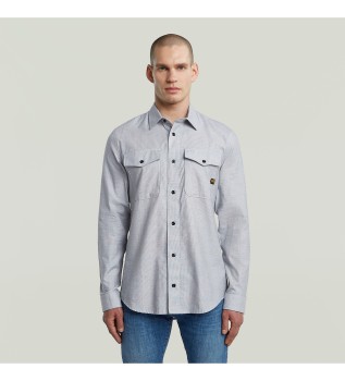 Marine Slim Skjorta bl