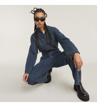 Macaco de mecnico azul