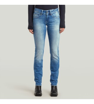 Jeans Midge Slim Straight blue