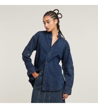 Niebieska koszula modułowa