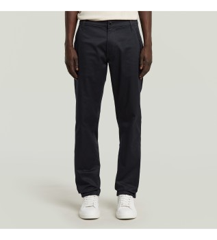 Morry Tapered Chino Navy Trousers