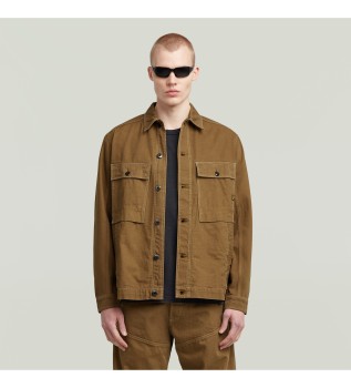 Brown Mosa overshirt