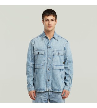 Mosa overshirt light blue