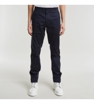 Pantalon chino droit Mosa navy