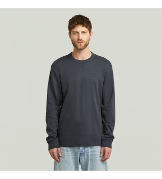 Nifous Ribbed T-shirt navy