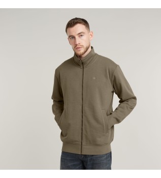 Mikina Nifous z zadrgo rjava