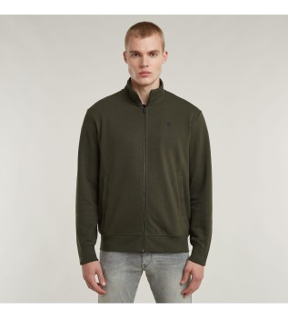 Sweatshirt zipp Nifous vert