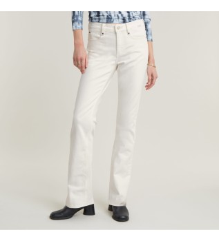 Kavbojke Noxer Bootcut white